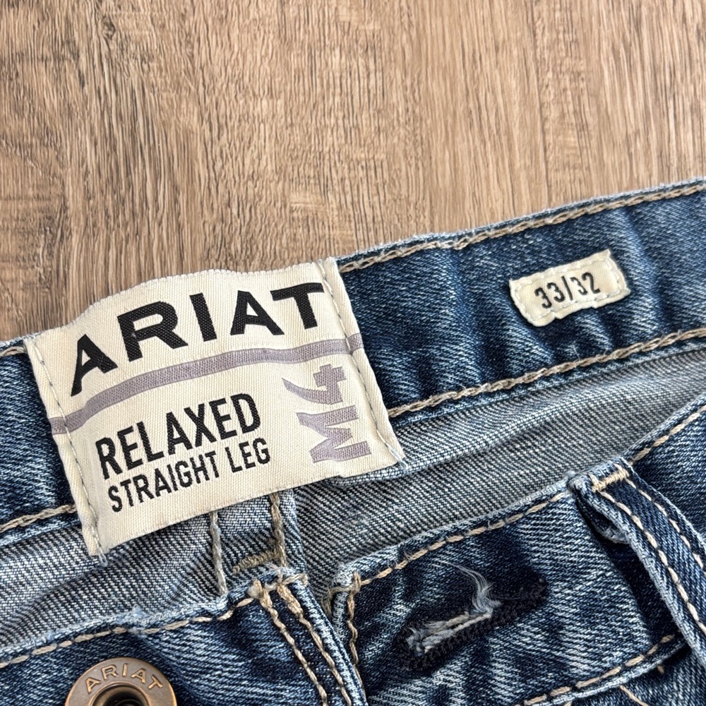 Ariat Men's Relaxed Straight Leg Jeans - Blue